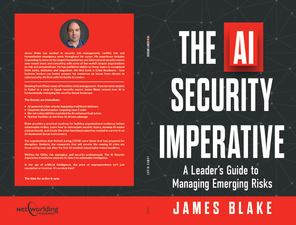 🚨 New from SOAS alumnus James Blake (MA Near and Middle Eastern Studies, 2008): The AI Security Imperative.

A must-read for leaders navigating emerging threats in an AI-driven world 🤖🌍

🔗 Find out more at
nextgenrisk.org

#AI #CyberSecurity #SOASAlumni