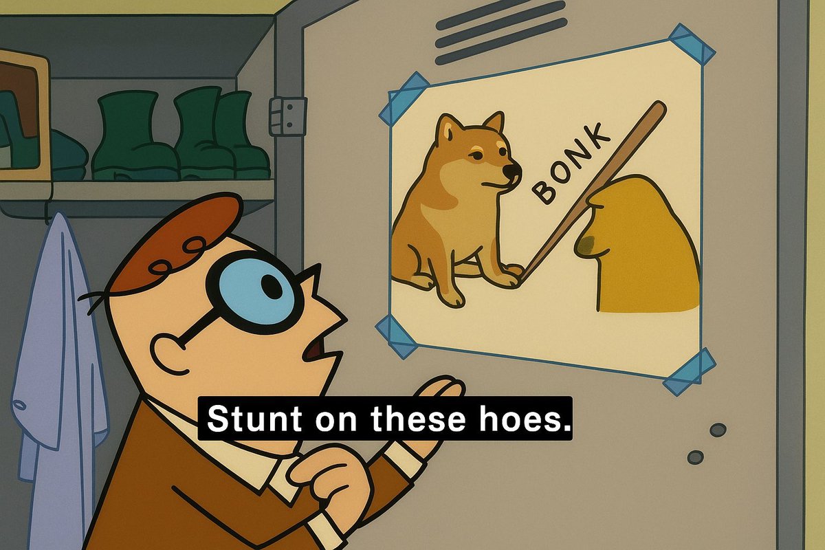 The Next 100x Is Hilariously Hiding In Plain Sight. Horny $Jail Was Minted On Launch Day Of Bonk.Fun And Has Formed One Of The Loudest Communities In The $BONK Ecosystem. The Ultimate Bonk Meme

Smart Money Knows It’s Time To…