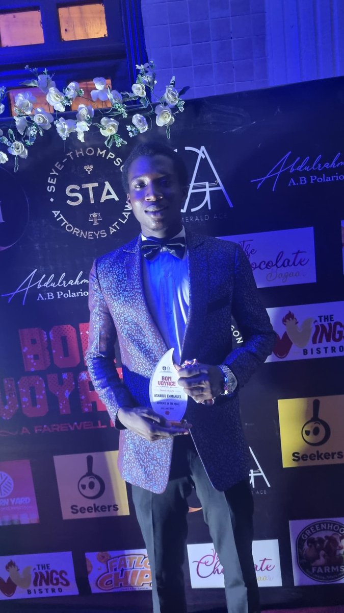 ashy__rugerr's tweet image. On the 18th of July, I was awarded the 'Advocate of the year' at the Law Students Society Dinner, University Of Ilorin. This is a testament to the time and dedication put into Students Legal Practice.