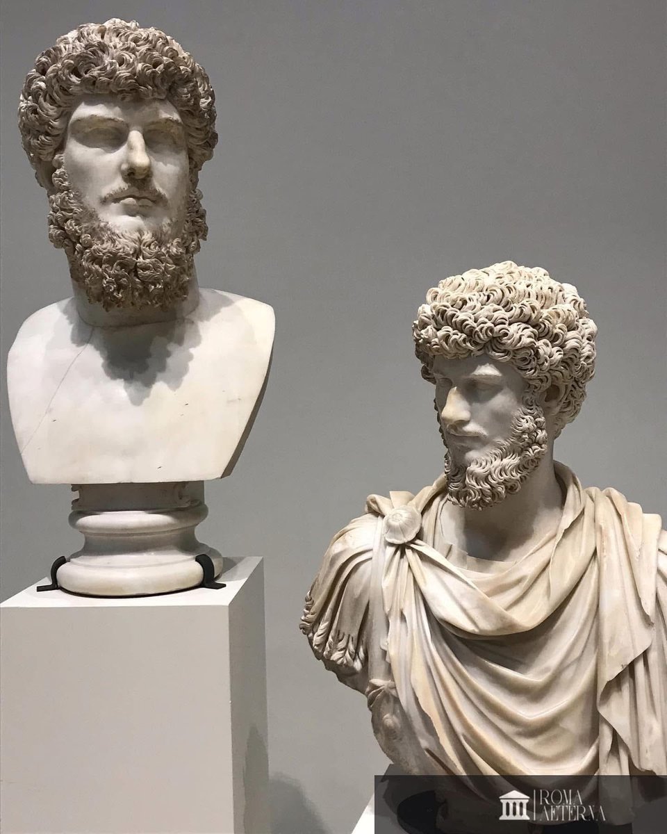 ValeriaAugusta8's tweet image. Bustes de Lucius Verus (161-169) des collections du #Louvre. Ils furent présentés en 2022 dans l’exposition « Rome : la cité et l’Empire » au Louvre-Lens.
#LouvreLens
