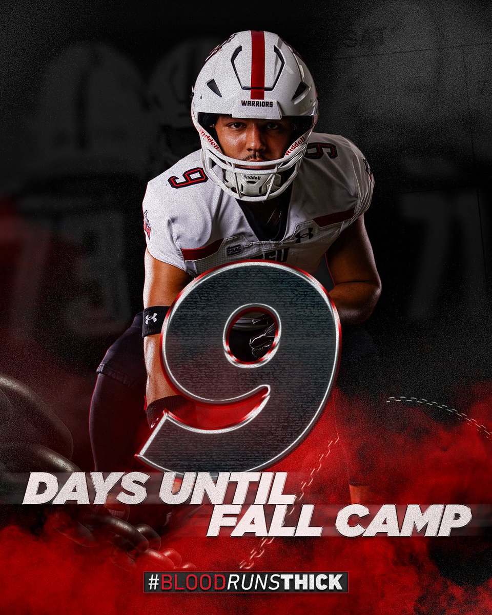 ESU_Football's tweet image. 9️⃣ Days out and the energy’s building.
Fall Camp, we’re coming for YOU🫵
🅳🆁🅸🆅🅴ɴ2️⃣5️⃣
#TogetherWeRise #CountdownToCamp #WhereWarriorsBelong #BLOOD𝘙𝘜𝘕𝘚𝐓𝐇𝐈𝐂𝐊💯