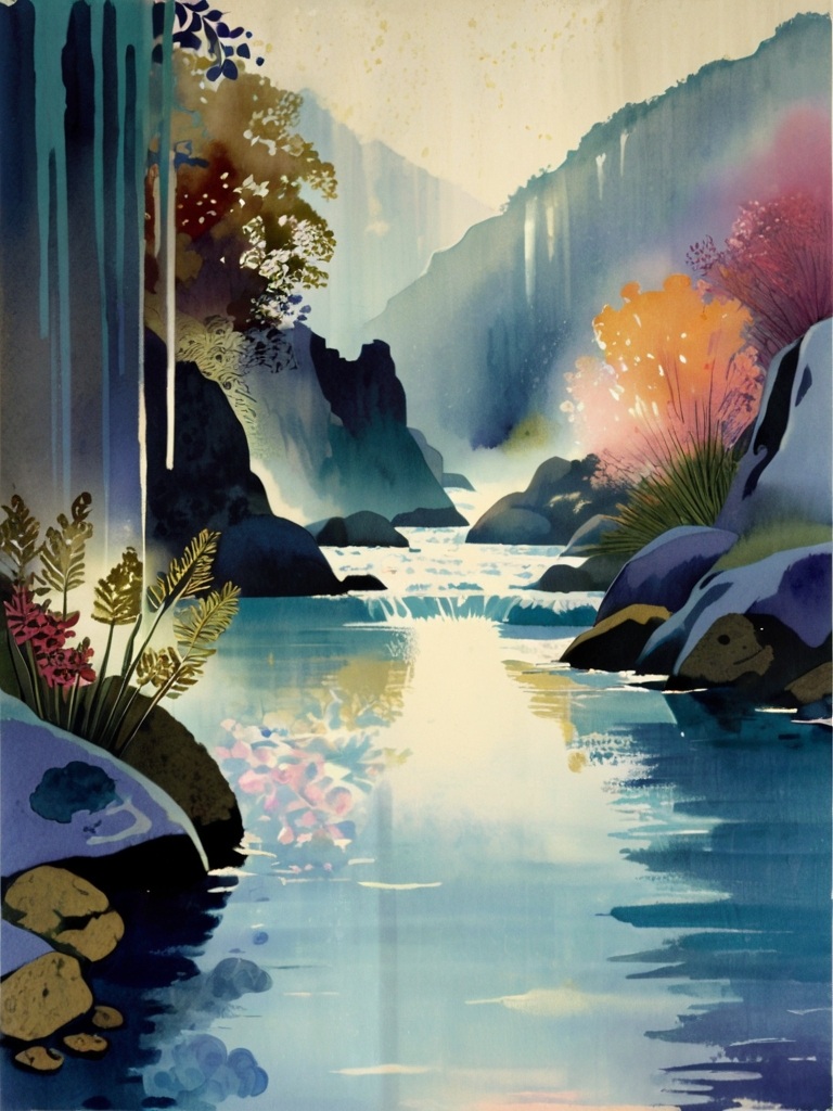 krh_treewoo's tweet image. Surrounded by the sound of falling water —
let’s forget the rush for a while.
202507