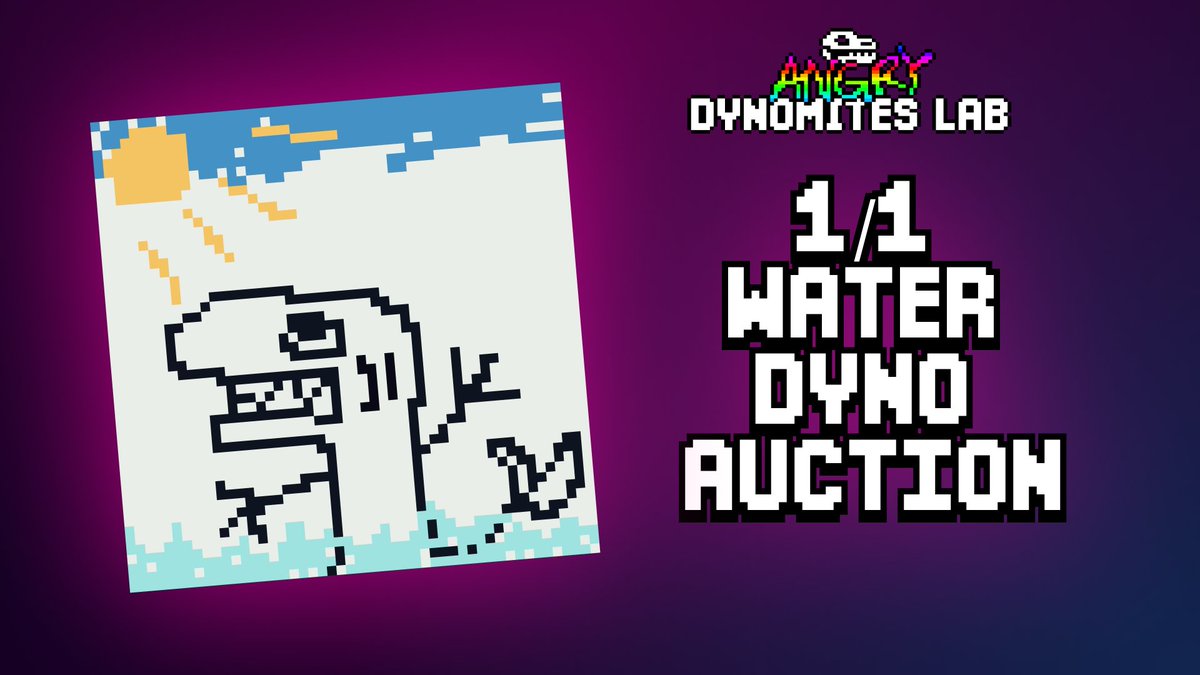 Mark the date, ye greedy-hearted landlubbers! “The Scribble” sails into auction this Monday, and she ain’t just paint on parchment. A 1/1 Water Dyno, pumping out 20 Water Tokens per hour. A true tidal force.

She’ll go live straight on the OpenSea docks, Monday 2:30 UTC. Bring