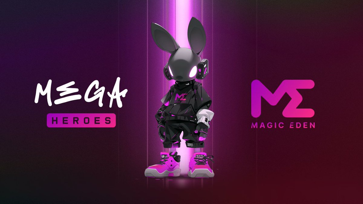 MegaheroesHQ's tweet image. Our OG Passes are minting soon on @MagicEden.
2222 NFTs. No second chances.
We’ve always heard good things about them and now that we’re working together, we get it. Magic Eden was also one of the first to support legit collections on MegaETH. Seeing the vision early is…