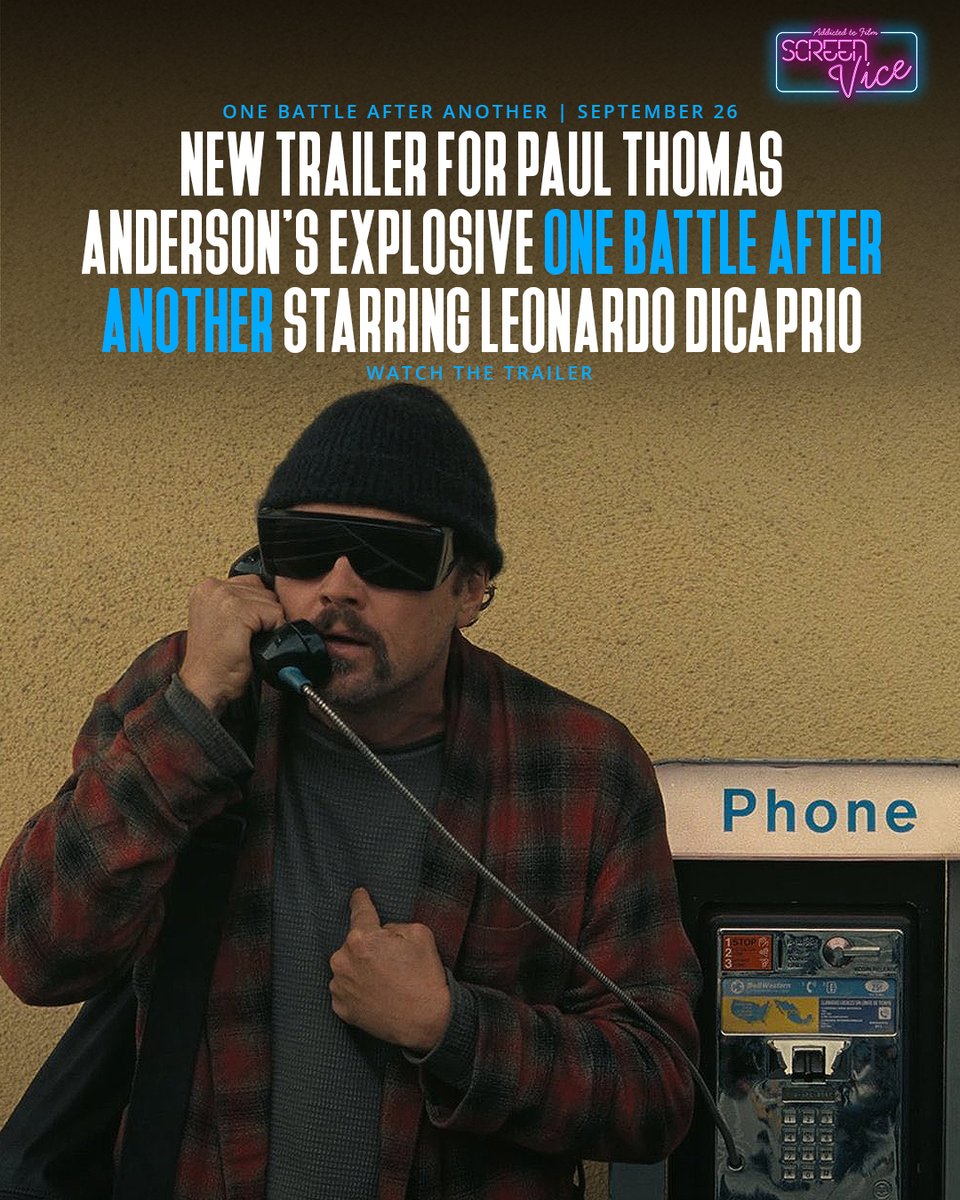 Screen_Vice's tweet image. Leonardo DiCaprio stars in Paul Thomas Anderson’s latest!
Watch the trailer here: screenvice.com/new-trailer-fo…