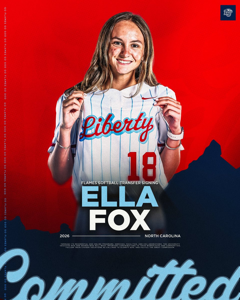 From North Carolina to Liberty, welcome Ella Fox! 🖊️🔥