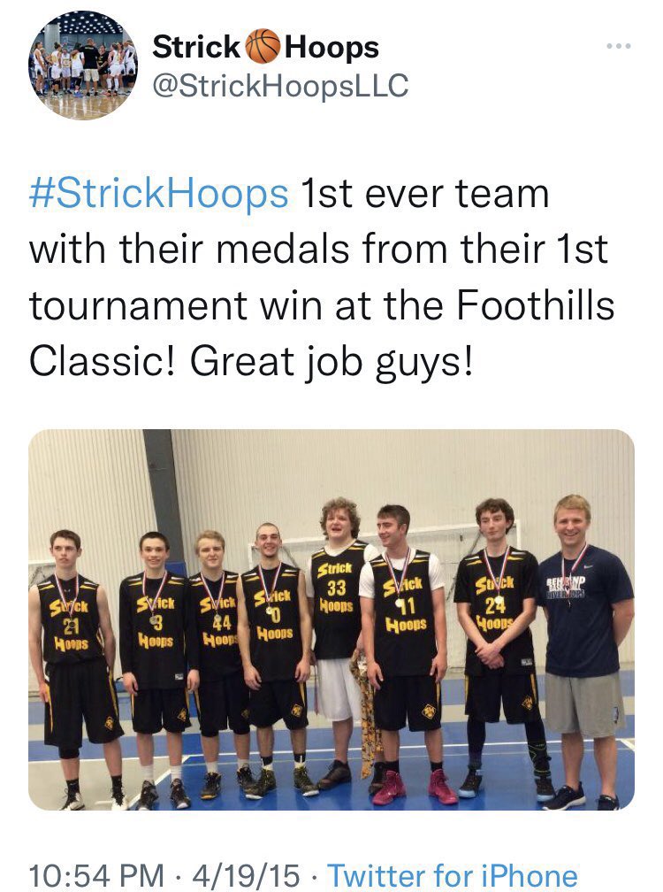 Strick🏀Hoops (@strickhoopsllc) on Twitter photo Congrats Coach <a href="/bthorsen44/">Brandon Thorsen</a>🥳 We’ll be rooting for you!!
What if we told you we knew him before most of you did🤭😉 #StrickHoopsFam Congrats Coach <a href="/bthorsen44/">Brandon Thorsen</a>🥳 We’ll be rooting for you!!
What if we told you we knew him before most of you did🤭😉 #StrickHoopsFam