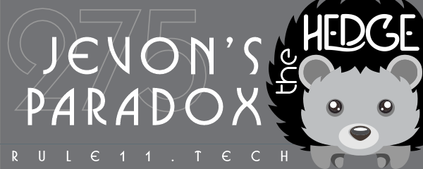 What is Jevon’s Paradox? Tom, Eyvonne, and Russ discuss how this famous paradox impact network engineering.

rule11.tech/hedge-275/