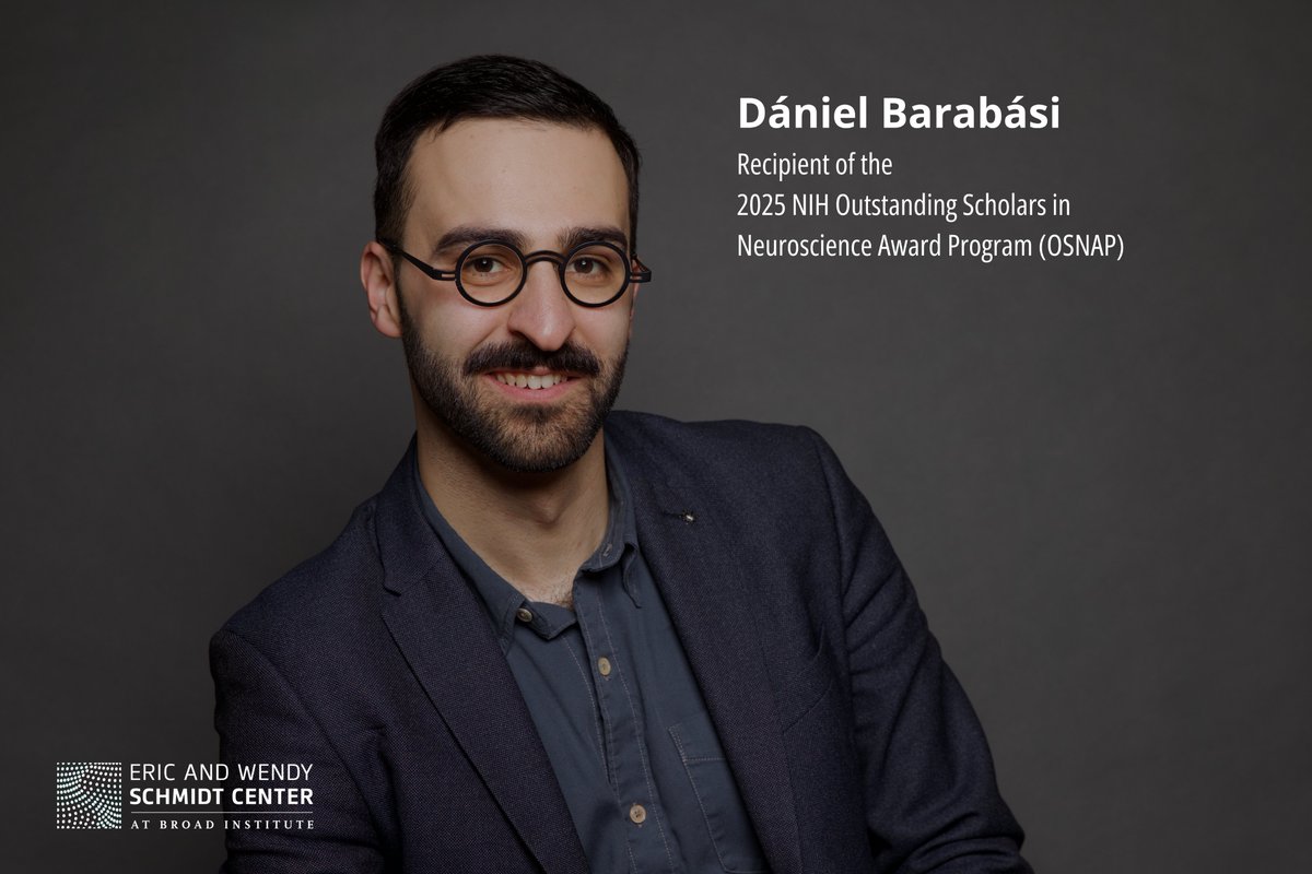 Schmidt_Center's tweet image. 🏅 Congratulations to @Schmidt_Center postdoctoral fellow @bdanubius on being selected as an award recipient of the 2025 @NIH Outstanding Scholars in Neuroscience Award Program (OSNAP) earlier this month!
Learn more: nimh.nih.gov/research/resea….
Oh, snap indeed.
@broadinstitute