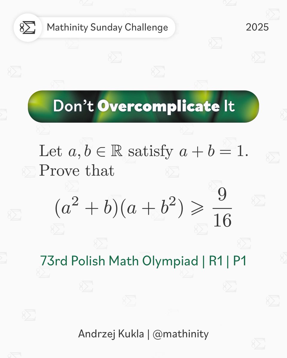 Looks easy and it is easy… it would be a shame to spend more than 5 minutes on it!

Nyeh heh heh! Now you feel pressure! Now you won’t solve it that fast!

Please don’t solve it too quickly. Please ._.