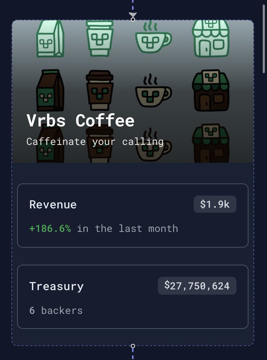 Startup growth check-in:

+186% this month with a week left to go. 

Added another $CREMA holder/treasury backer too!
