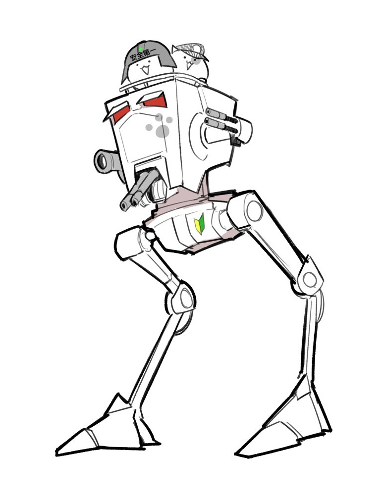ACT_MERCY's tweet image. 重機C.A.T.第4形態