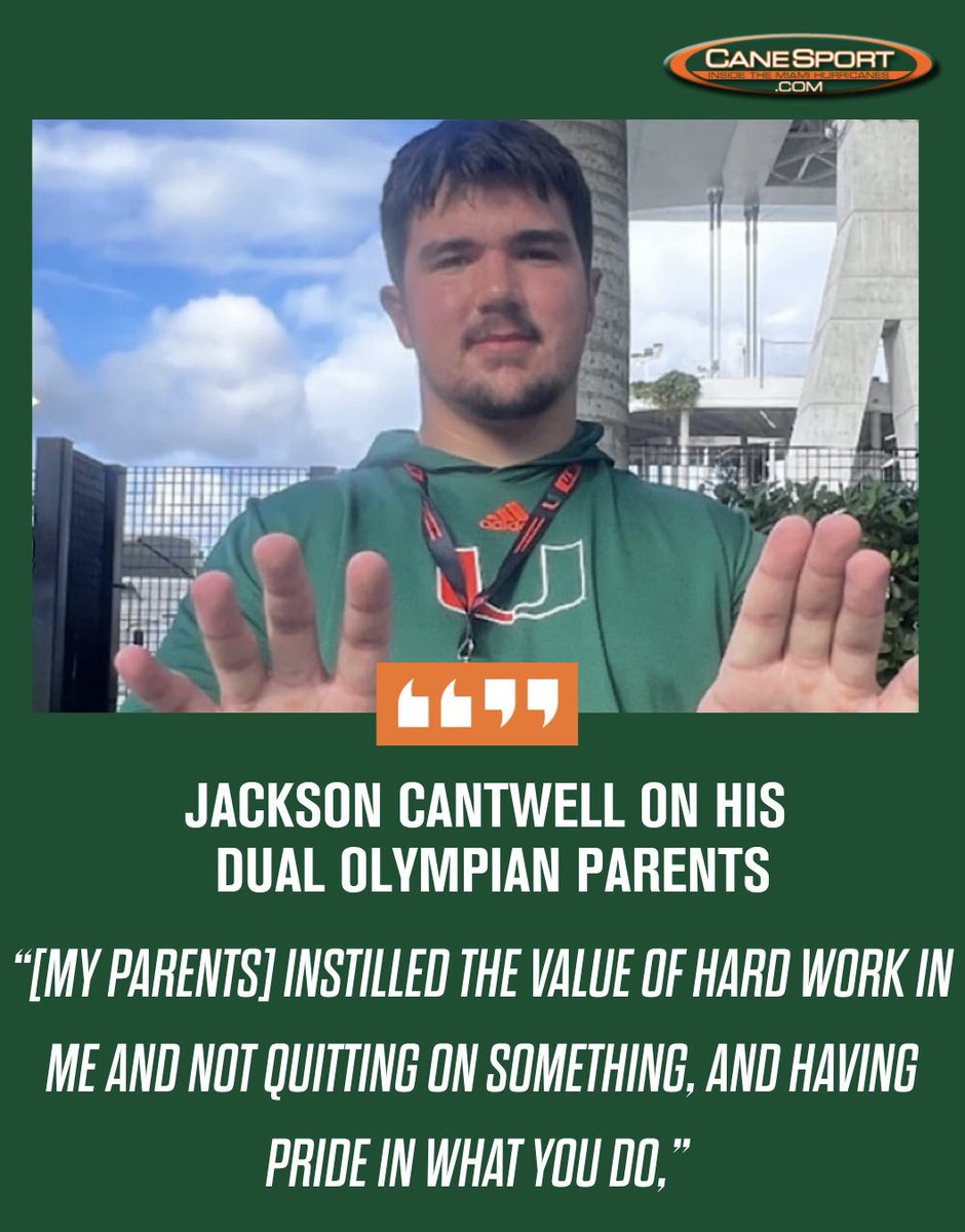 CaneSport's tweet image. An amazing story of how two parents balanced their world class competitive fire to raise a son who would emerge as the No.1 recruit in America on3.com/teams/miami-hu…
