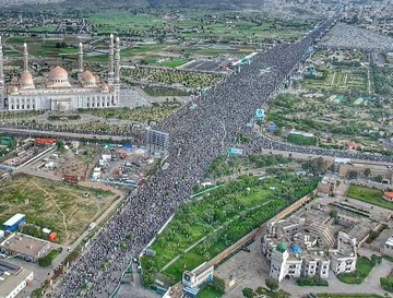 gzwy22854's tweet image. السيد القائد مخاطبا الشعب اليمني: خروجكم المستمر في كل أسبوع بهذا الزخم العظيم هو جهاد لن يضيع عند الله وهو يرسخ المعاني والقيم الإيمانية والإنسانية
#سيد_القول_والفعل