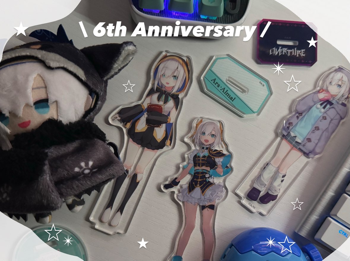 _nemoi3's tweet image. 6周年おめでとう〜❕🩵
 #アルスこれみて #アルス6周年