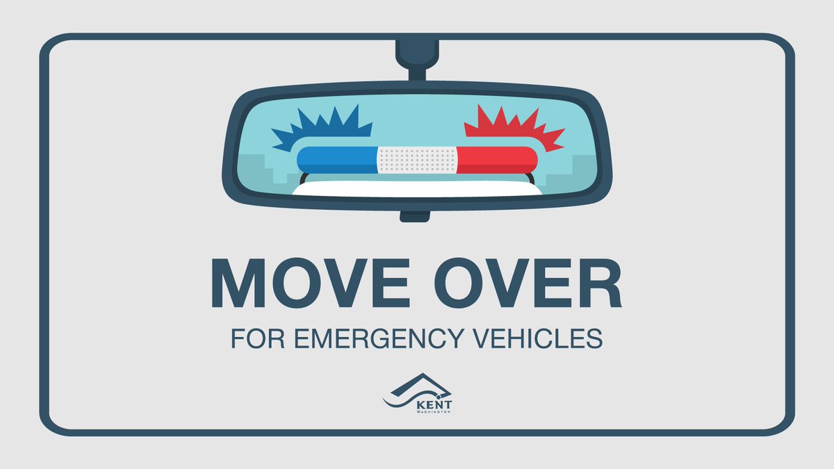 See or hear sirens? 🚨 MOVE OVER! Drivers must yield the right-of-way to emergency vehicles, including ambulances, when they are approaching with lights and sirens activated. 
Pull over to the right-hand side of the road and stop until the emergency vehicle has passed.