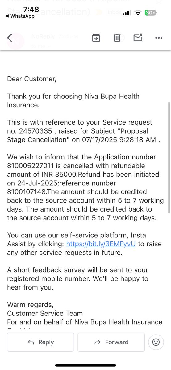 RajatBhard10984's tweet image. Despite paying full premium on time &amp;amp; raising 10+ reminders, @NivaBupaCare cancelled my health policy due to their own delay. No support @IRDAI_Official or @MoHFW_INDIA. If senior citizens are treated like this, what hope do common people have #HealthInsuranceFail #ConsumerRights
