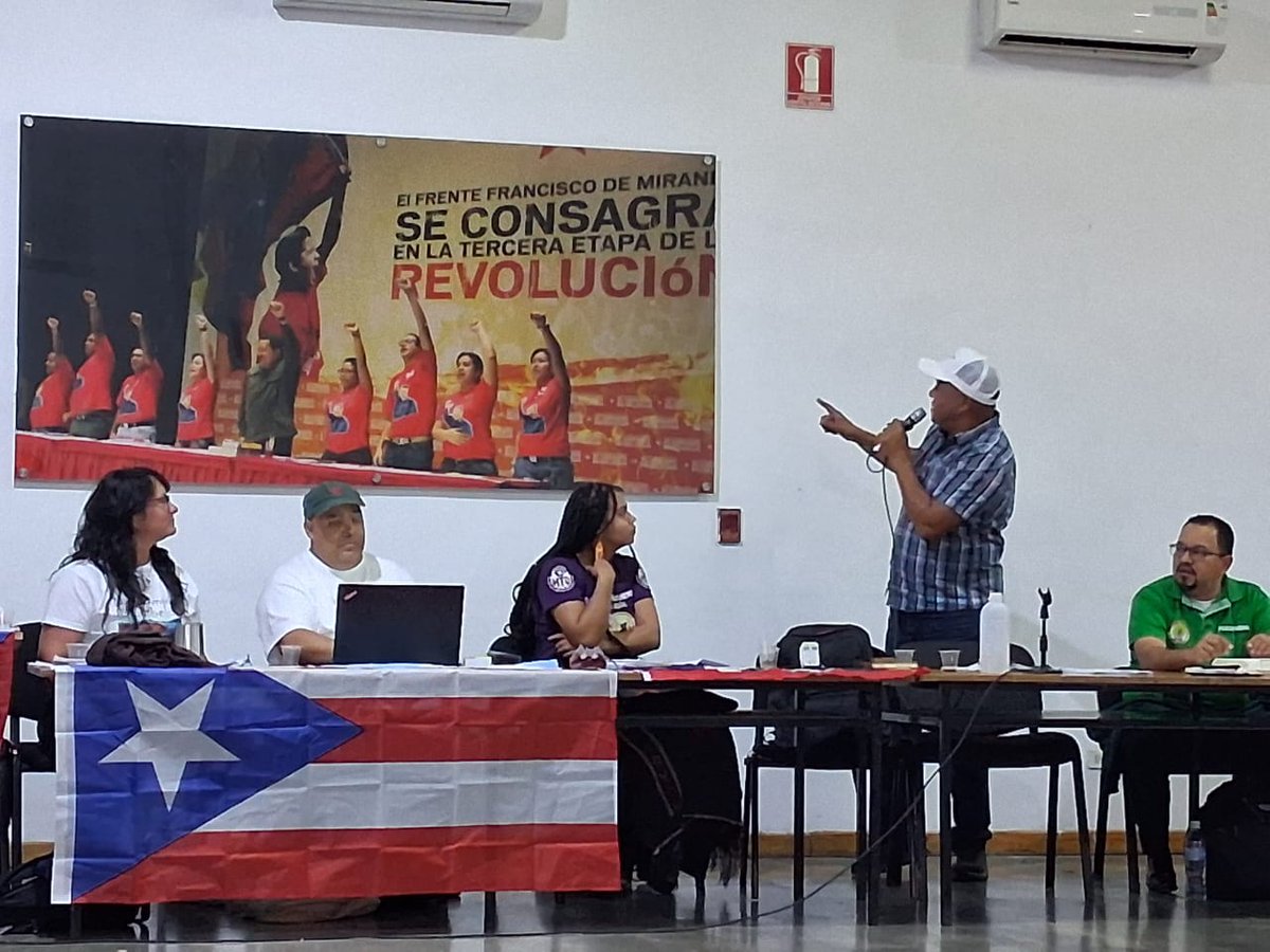 CPueblos_Col's tweet image. 🚩El Congreso de los Pueblos presente en la 9na Reunión de la Coordinación Continental del Alba Movimientos, con la participacion de 21 países de latinoamerica y del caribe.
🤝De manera conjunta hemos hecho una lectura de realidad, en donde identificamos las tendencias de la…