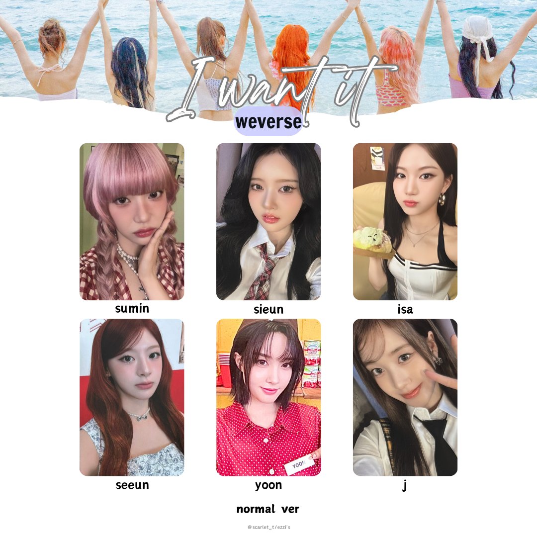 stayc photocard template - member: #sumin #sieun #isa #seeun #yoon