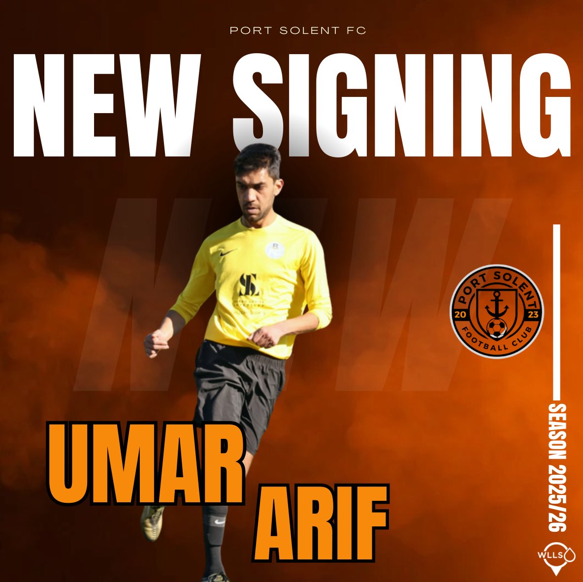 🚨 NEW SIGNING 🚨
Straight from Burrfields FC and ready to boss the pitch — welcome Umar Arif to Port Solent FC! 🧡⚽

Big energy incoming for the 2025/26 season. Let’s gooo! 🔥