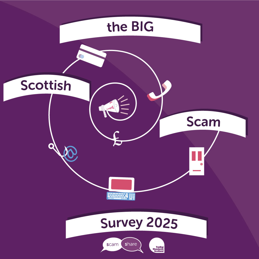 TSScot's tweet image. If you or a family member has experienced a scam in the past year we'd love to hear about it - it will help us make sure our #ScamShare content is up to date and relevant
Fill out the Big Scottish Scam Survey 2025 here➡️ forms.office.com/e/dXX1Riz06Z