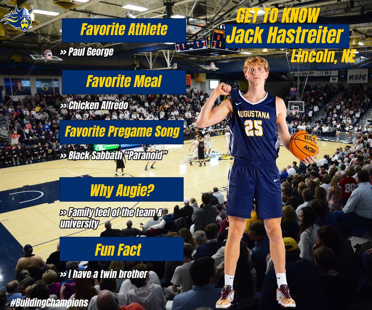 AugieMBB's tweet image. 🚨Get To Know ➡️ Jack Hastreiter🚨

Redshirt Junior - Guard/Forward 

X: @jack_hastreiter  

#BuildingChampions @AugieMBB
