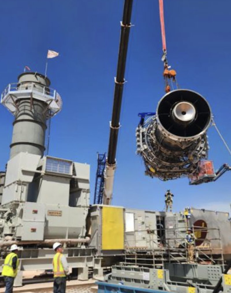 Honour Masters (@itsanhonour_) on Twitter photo beyond cool — <a href="/GEVernova/">GE Vernova</a> is repurposing jet engines (run in reverse!) as power turbines to generate low-carbon energy for AI compute. 29 of them are going to @CrusoeEnergy to supply nearly 1 GW of electricity to Crusoe’s AI data centers. beyond cool — <a href="/GEVernova/">GE Vernova</a> is repurposing jet engines (run in reverse!) as power turbines to generate low-carbon energy for AI compute. 29 of them are going to @CrusoeEnergy to supply nearly 1 GW of electricity to Crusoe’s AI data centers.