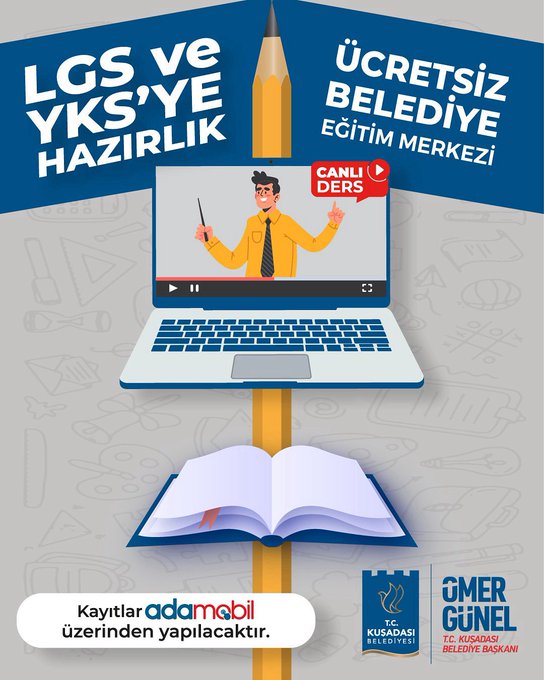 Kuşadası Belediyesi’nden Öğrencilere Ücretsiz Eğitim Desteği