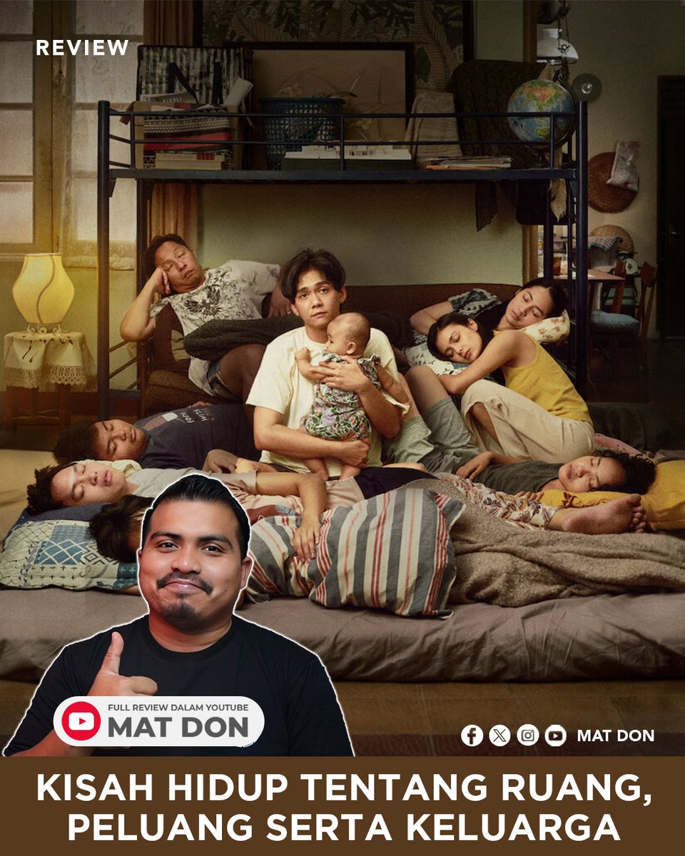 Don_Aziz's tweet image. Ulasan filem 1 Kakak 7 Ponakan dah dimuat naik dlm YT Mat Don. Filem ni antara filem Indonesia yang bagus kerana penceritaan, suntingan & lakonan yang impactful.
Tonton ulasan penuh, jangan lupa subscribe and share ya. Road to 10K subscribers! Link di bio.
#sinematdon