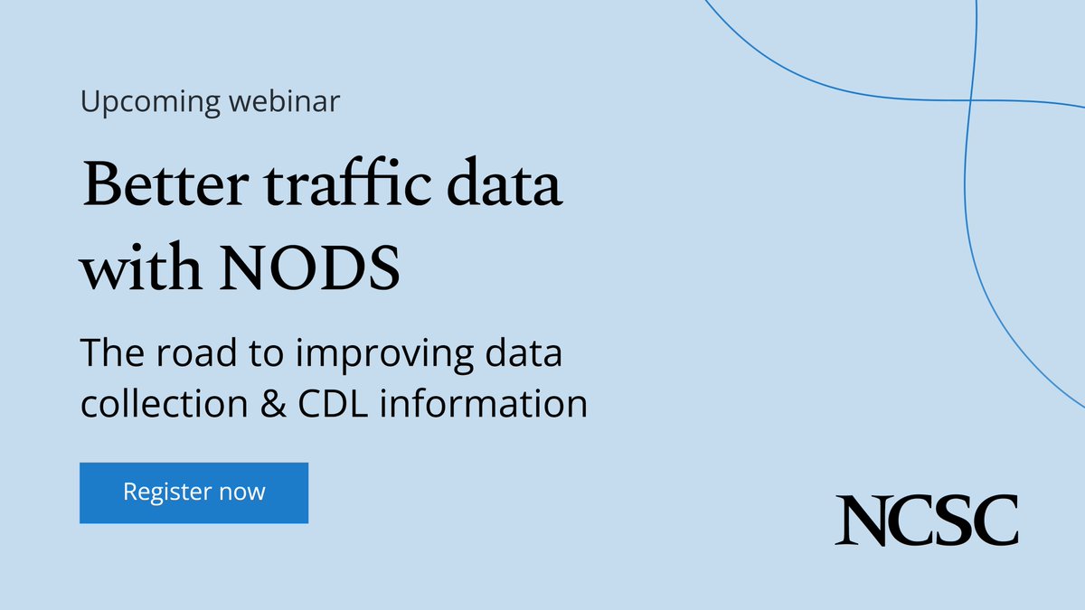 StateCourts's tweet image. Better traffic data means safer roads.
Join us Wednesday, July 30, at 3 p.m. ET for a Driving Justice Collective webinar exploring how the National Open Court Data Standards framework is transforming traffic data collection and exchange.
Register now. ncsc.org/event/better-t…