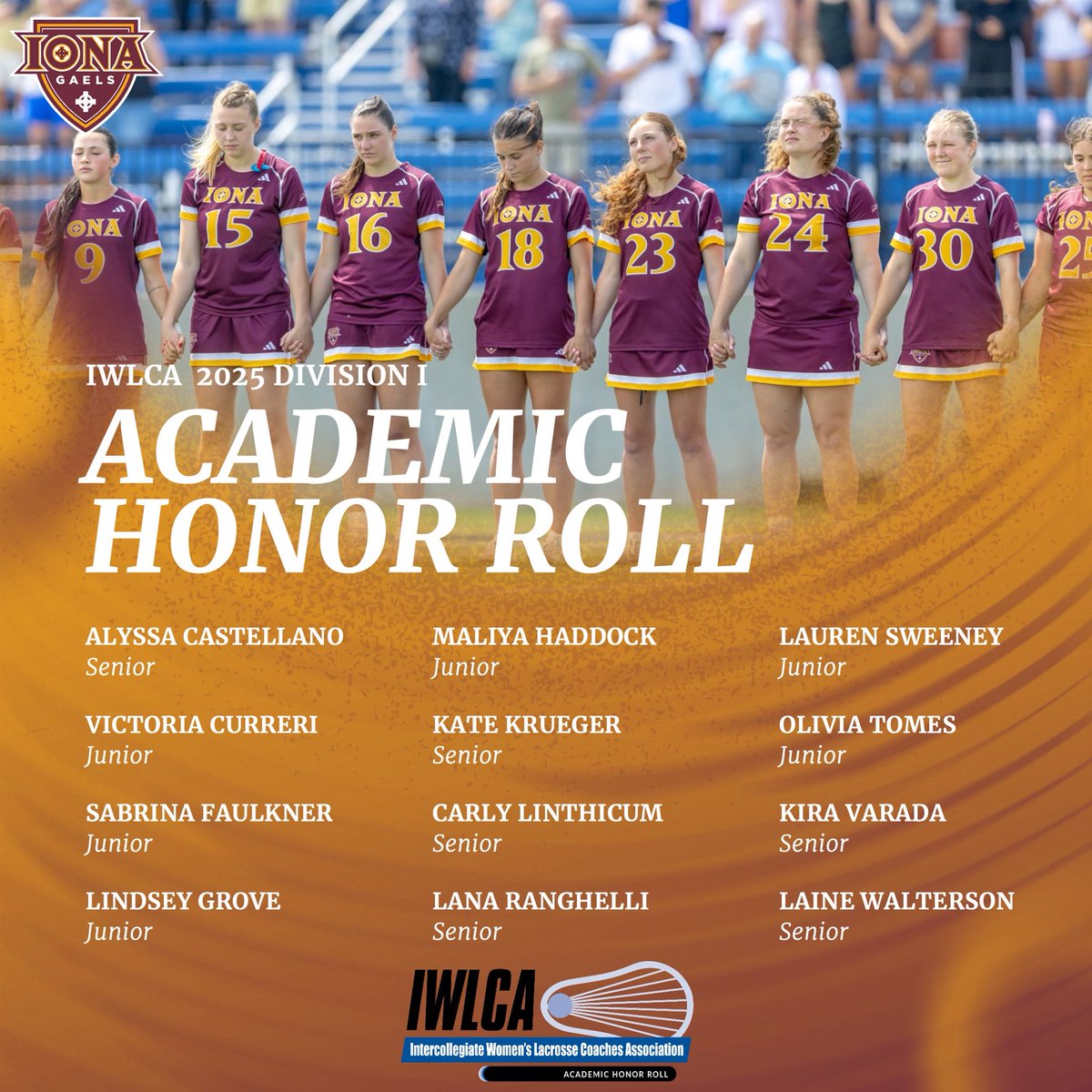 12 Gaels named to the IWLCA Academic Honor Roll!!

#GaelNation | #IWL