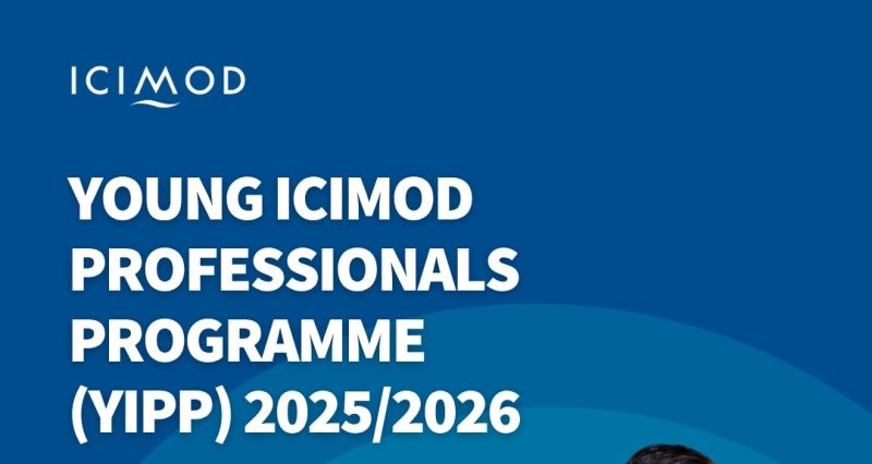 Young ICIMOD Professionals Programme 2025/2026 (Funded)

YIPP offers early-career professionals a funded opportunity to gain hands-on experience, work with experts, and drive change across the Hindu Kush Himalaya region.

Details: opd.to/3TT9pej | Deadline: July 31