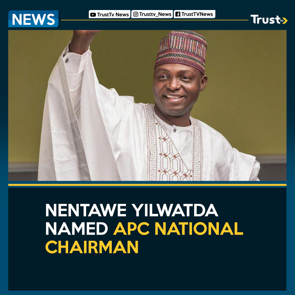 Minister of Humanitarian Affairs, Prof. Nentawe Yilwatda, has been confirmed as the new National Chairman of the All Progressives Congress (APC).

Read more on: trusttv.com/nentawe-yilwat…