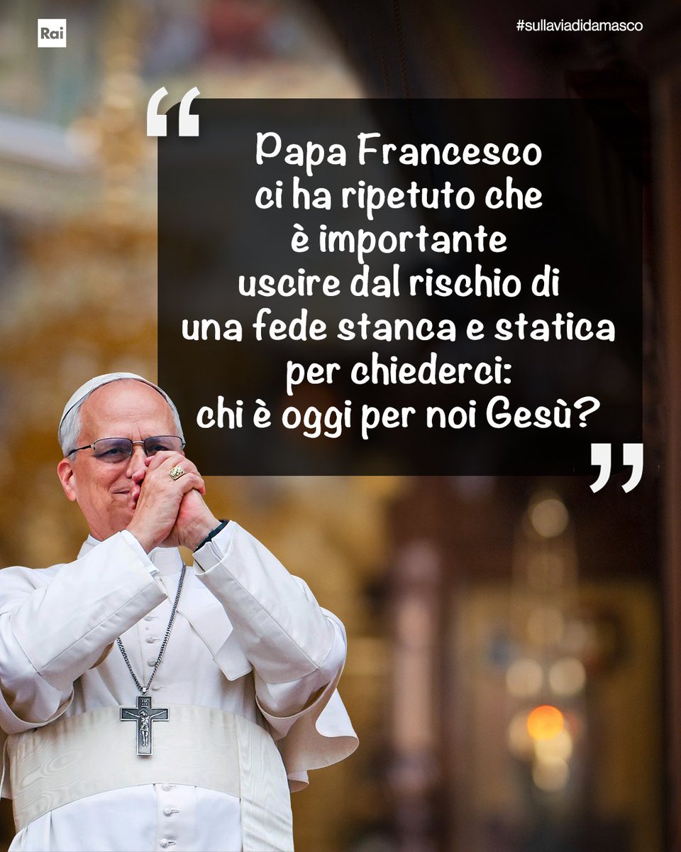 Sulla Via di Damasco (@sviadidamasco) on Twitter photo 🙏 #PapaFrancesco: un’eredità di speranza per il futuro della #Chiesa.
Ripercorriamo i momenti più significativi dei suoi dodici anni di pontificato
<a href="/evacrosetta/">Evacrosetta</a> intervista Alessandra Ferraro, direttrice di <a href="/IsoradioRai/">Isoradio Rai</a>
#sullaviadidamasco 24 agosto ore 8.30 #Rai3 e #RaiPlay 🙏 #PapaFrancesco: un’eredità di speranza per il futuro della #Chiesa.
Ripercorriamo i momenti più significativi dei suoi dodici anni di pontificato
<a href="/evacrosetta/">Evacrosetta</a> intervista Alessandra Ferraro, direttrice di <a href="/IsoradioRai/">Isoradio Rai</a>
#sullaviadidamasco 24 agosto ore 8.30 #Rai3 e #RaiPlay