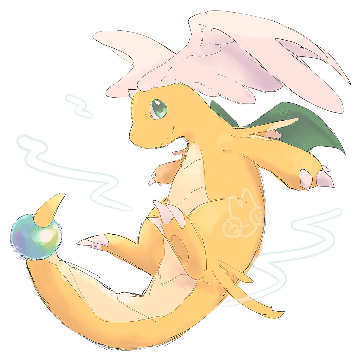 Flygonnnn4's tweet image. メガカイリューらくがき