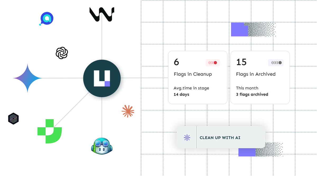 AI to automate feature flag cleanup? 

Our blog post dives into how we experimented with AI-powered coding tools to tackle stale flags. We share discoveries, what worked best, and the surprising power of simple prompts.

Find out how AI can help you 👉 getunleash.io/blog/ai-flag-c…