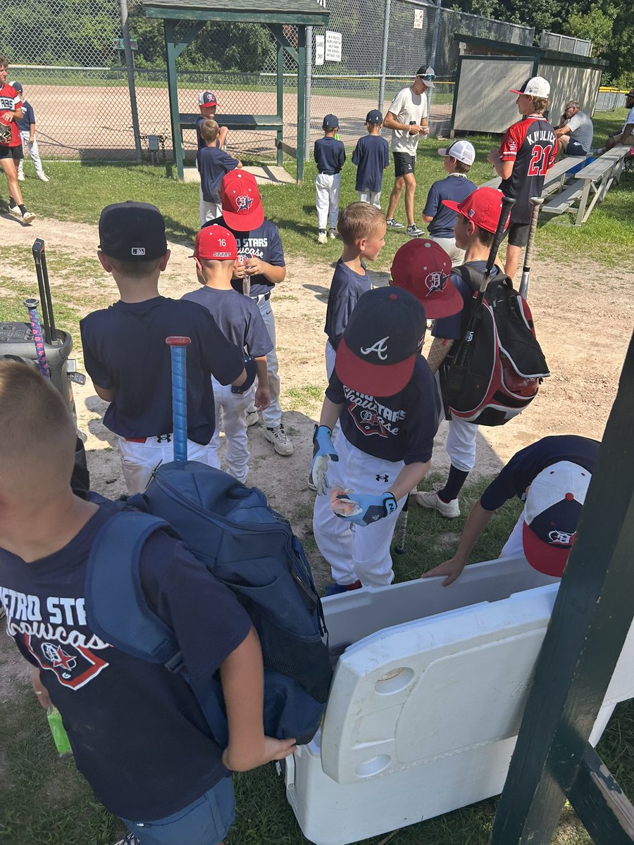 Final day of the Detroit Metro Stars Annual Summer Camp. 

Popsicle time