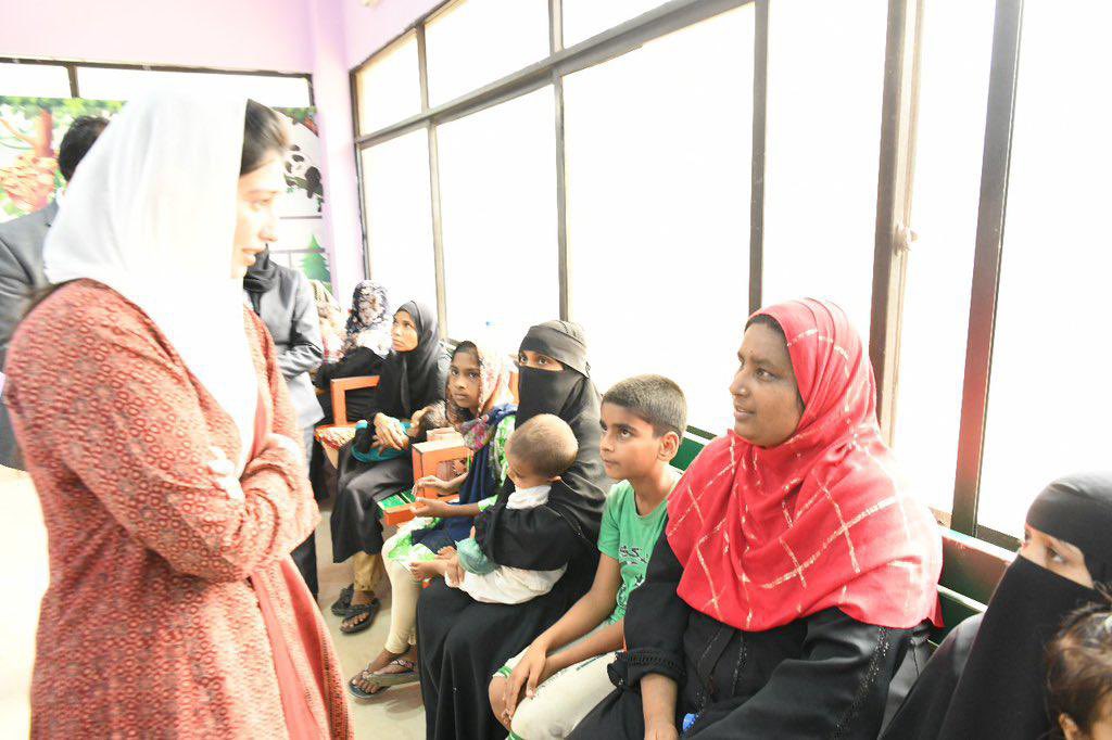 murtazawahab1's tweet image. 1st lady of Pakistan, Ms Aseefa Bhutto Zardari visited the 2 children hospitals being managed by Sindh Institute of Child Health at Korangi & Azam Basti along with Health Minister Sahiba. She was pleased to see quality health care facilities being provided free of cost & also…