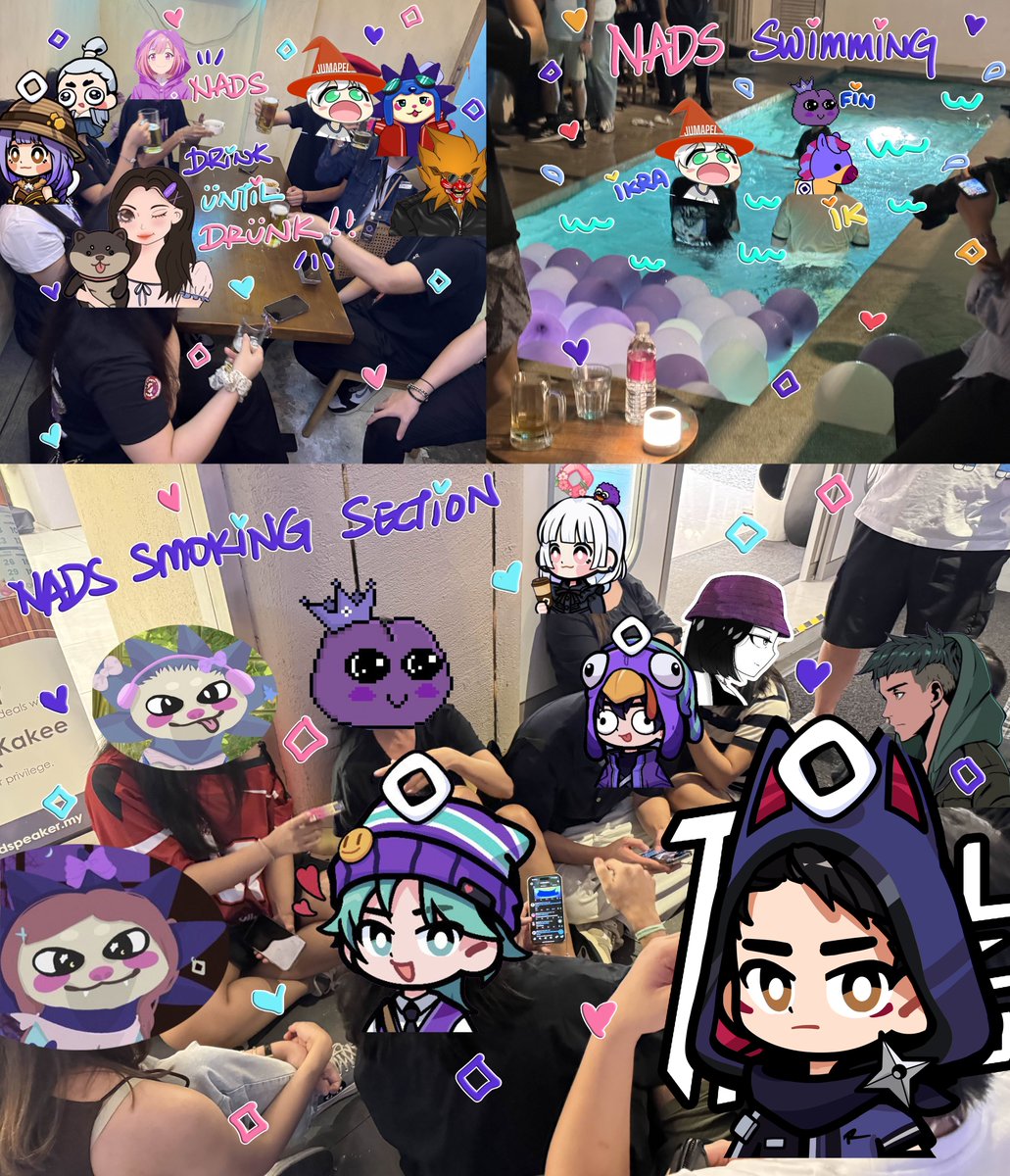 ✨💜My precious Monad malaysia meetup memories💜✨
#part3
we karaoke, we lebak, we eat, we drink &amp; drunk, we smoke, we swim😆💜

<a href="/MonadSGMY/">SGMYNads</a> 🥰
<a href="/Monad_APAC/">Monad APAC</a>  🫶
