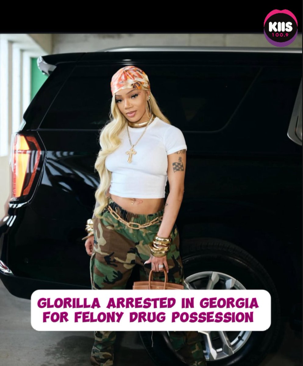 KIIS_FM_Uganda's tweet image. Glorilla was arrested in Georgia on two counts of felony drug possession and released after posting a $22000 bond.
#kiis100 #hothitsforkampala #kiisfmug