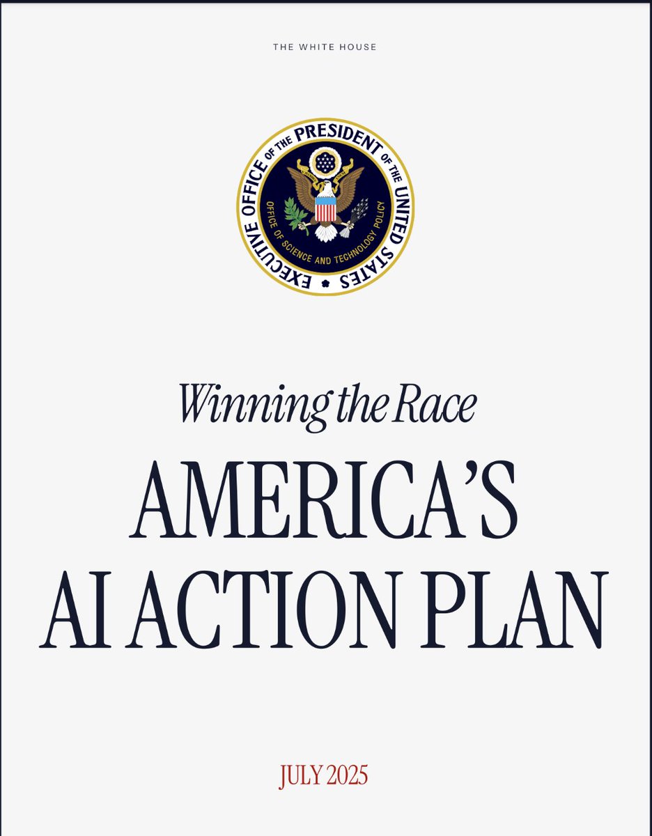 AISecHub's tweet image. America’s AI Action Plan: 12 AI Cybersecurity Priorities
1️⃣ Secure-by-design AI is a national priority – The U.S. will promote secure, robust AI development resistant to adversarial attacks, with DOD, ODNI, and NIST refining Responsible AI frameworks and publishing assurance…