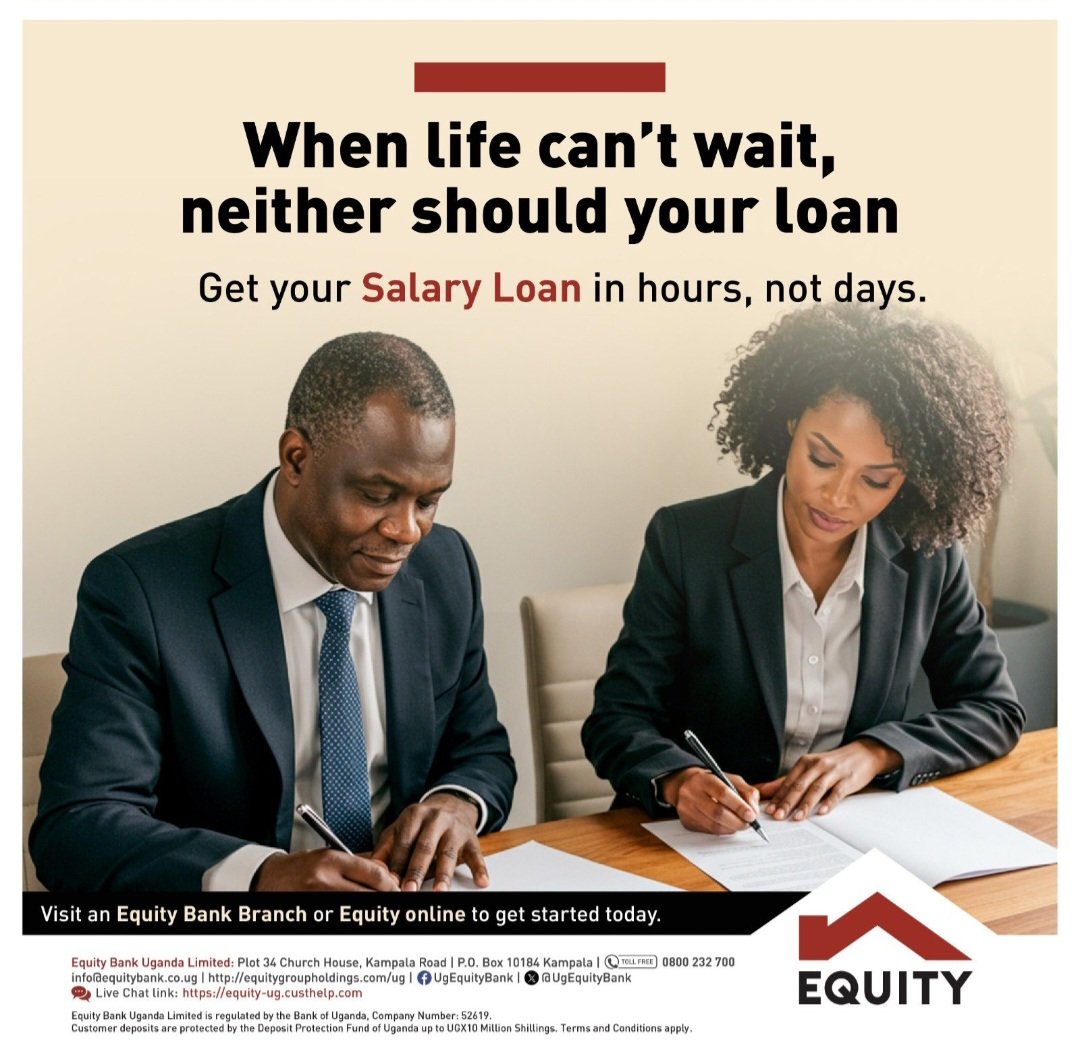 tinkacomm's tweet image. Unexpected financial needs can arise anytime
Get a salary loan asap and fix your immediate needs.
#EquityBankUganda