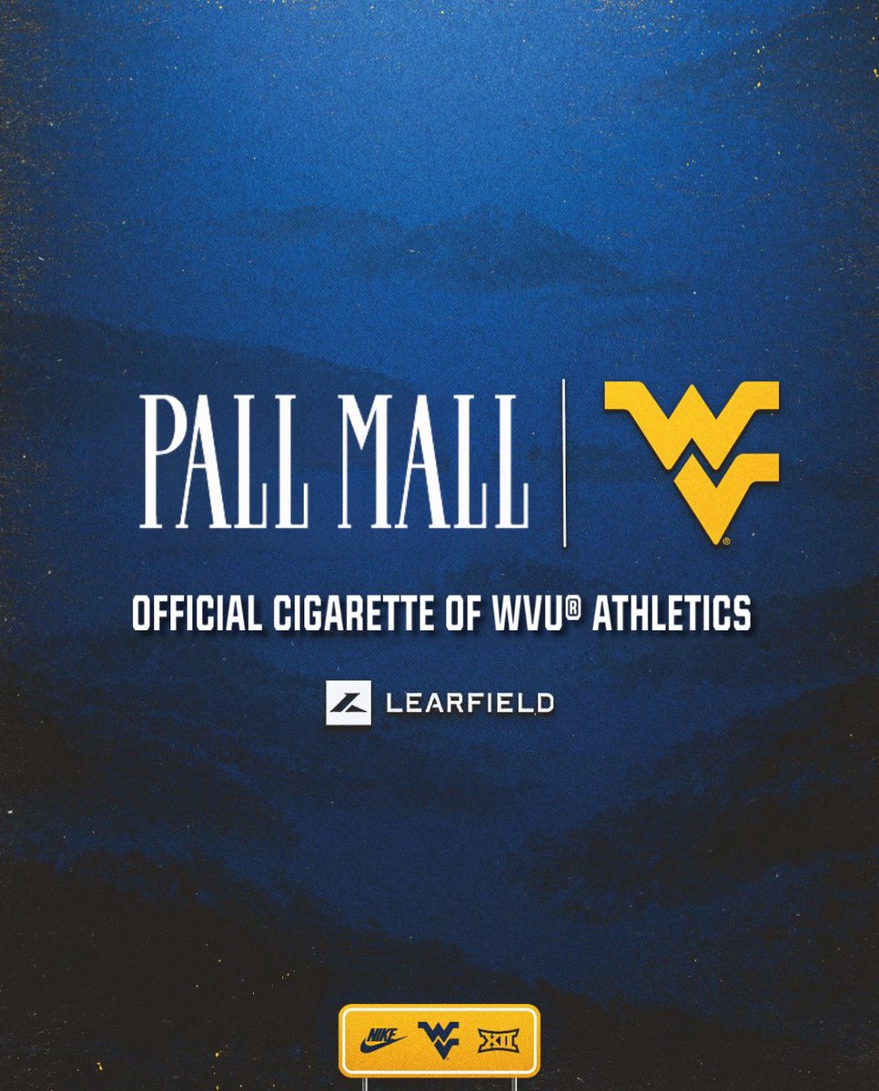 EerRational's tweet image. Proud to announce @pallmallcigs as the Official Cigarette of WVU Athletics!💨🚬
🔗 tinyurl.com/2xz2bsok