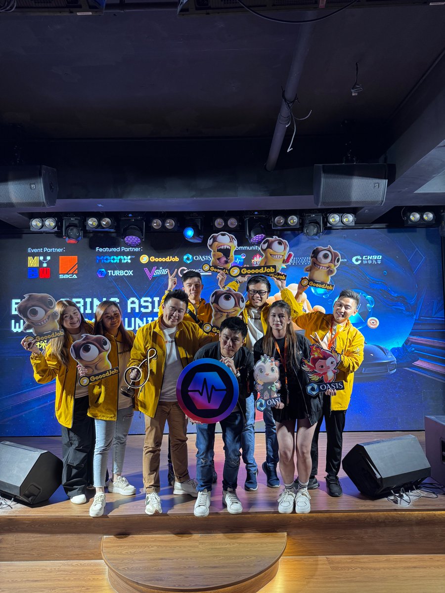 Projectoasisdao's tweet image. RECAP💧
【Exploring Asia’s Web3 Opportunities】
The collaboration between #ProjectOASIS and #TurboX , @moonx_win and @Gooodjob_io has successfully wrapped!
We explored the emerging opportunities in Asia’s #Web3 scene and connected more people with early-stage projects.
Thank…