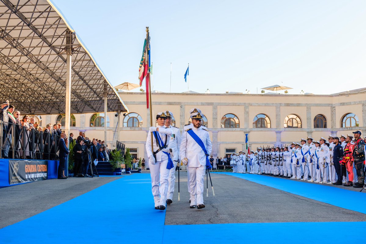 USAmbItaly's tweet image. Thrilled to celebrate the 160th anniversary of the Italian Coast Guard at historic Forte Michelangelo! Together, we honor a proud legacy and reaffirm our commitment to safeguarding the seas and facing tomorrow’s maritime challenges – stronger, united, ready.