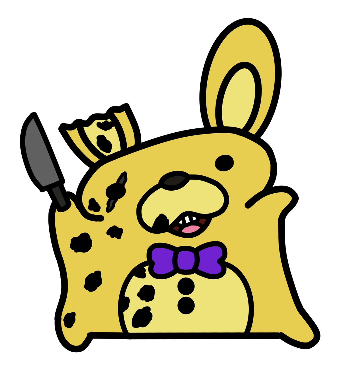 simarisupizza's tweet image. the yellow rabbit
#fnaf