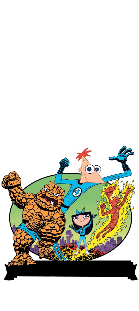 BensonGeek's tweet image. In the style of The Fantastic Four, Phineas and Ferb Wallpaper