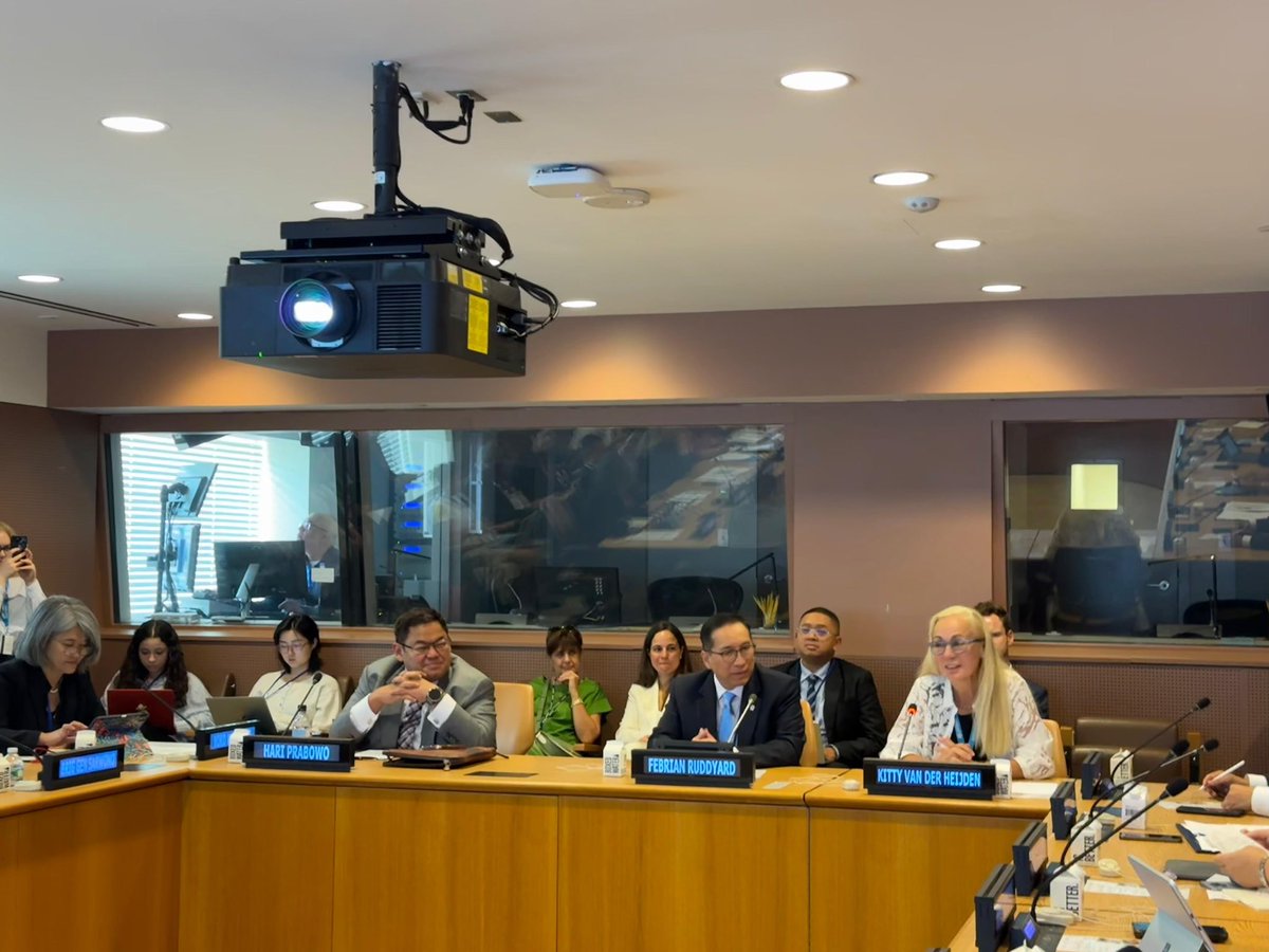 KittyvdHeijden's tweet image. Was proud to participate in a side event on Indonesia’s Feed the Future program and committed to support in broadcasting and replicating this promising undertaking!
Quality nutrition for children is a cornerstone for building healthy, sustainable societies.
#HLPF2025
