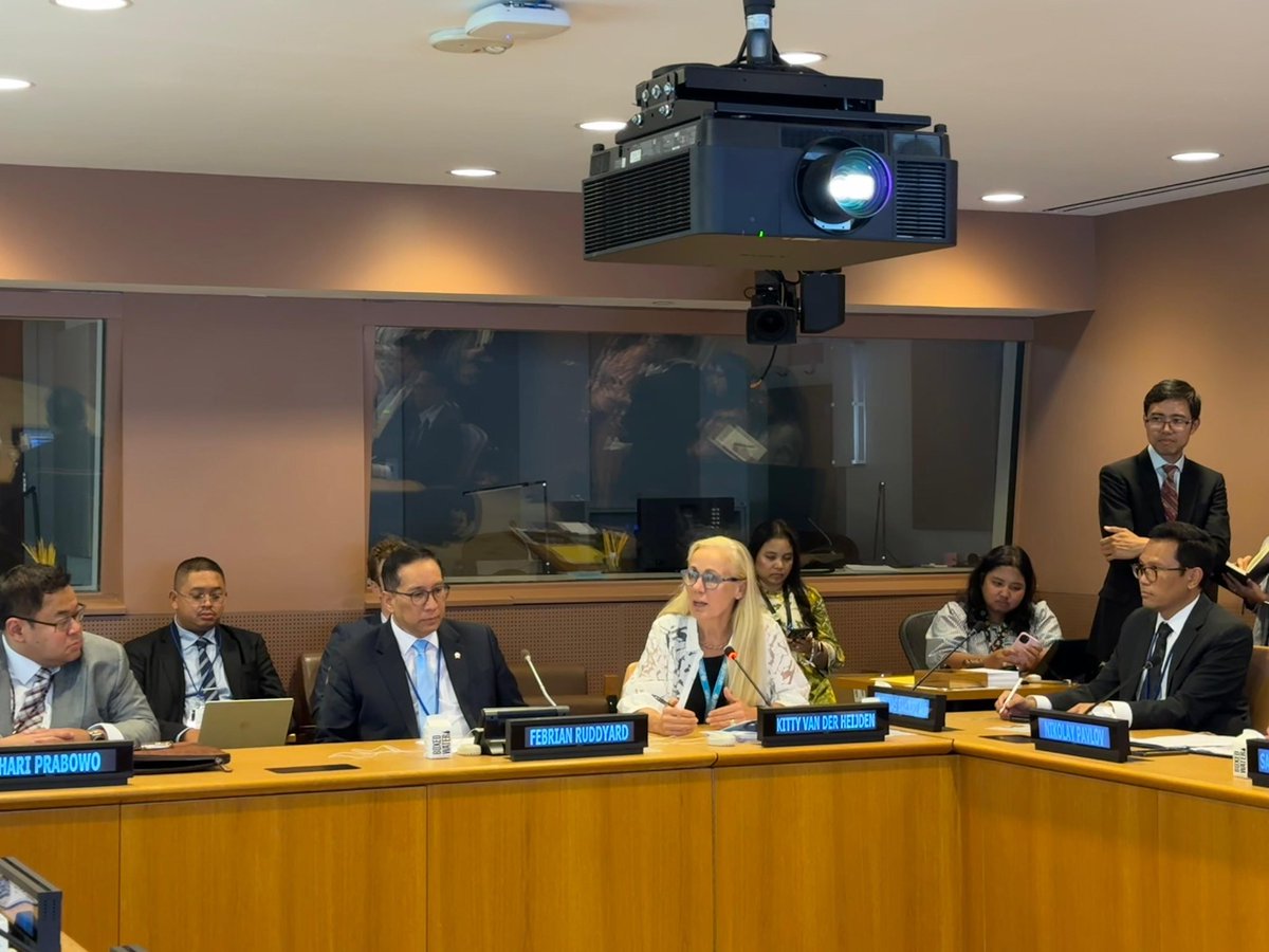 KittyvdHeijden's tweet image. Was proud to participate in a side event on Indonesia’s Feed the Future program and committed to support in broadcasting and replicating this promising undertaking!
Quality nutrition for children is a cornerstone for building healthy, sustainable societies.
#HLPF2025