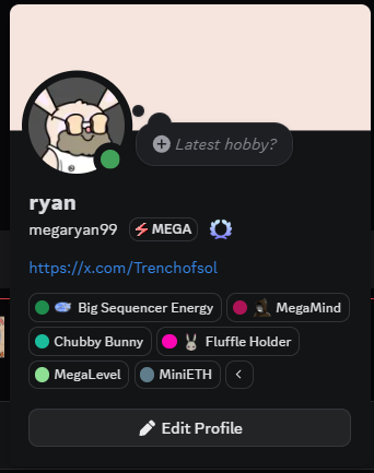 i just got big Sequencer energy and megamind roles in <a href="/megaeth_labs/">MegaETH</a> discord

AMA😎